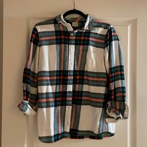 Jcrew Multi Colored Flannel